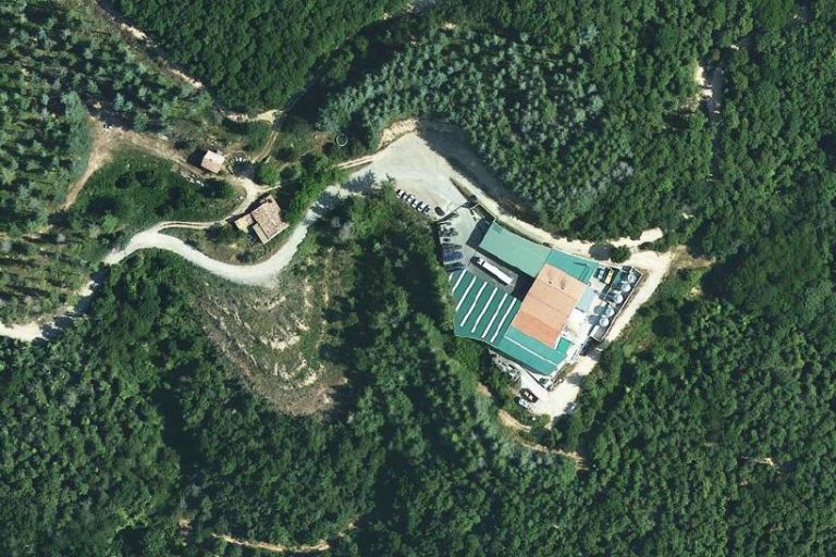 Fotografía aérea de Osor, Gerona