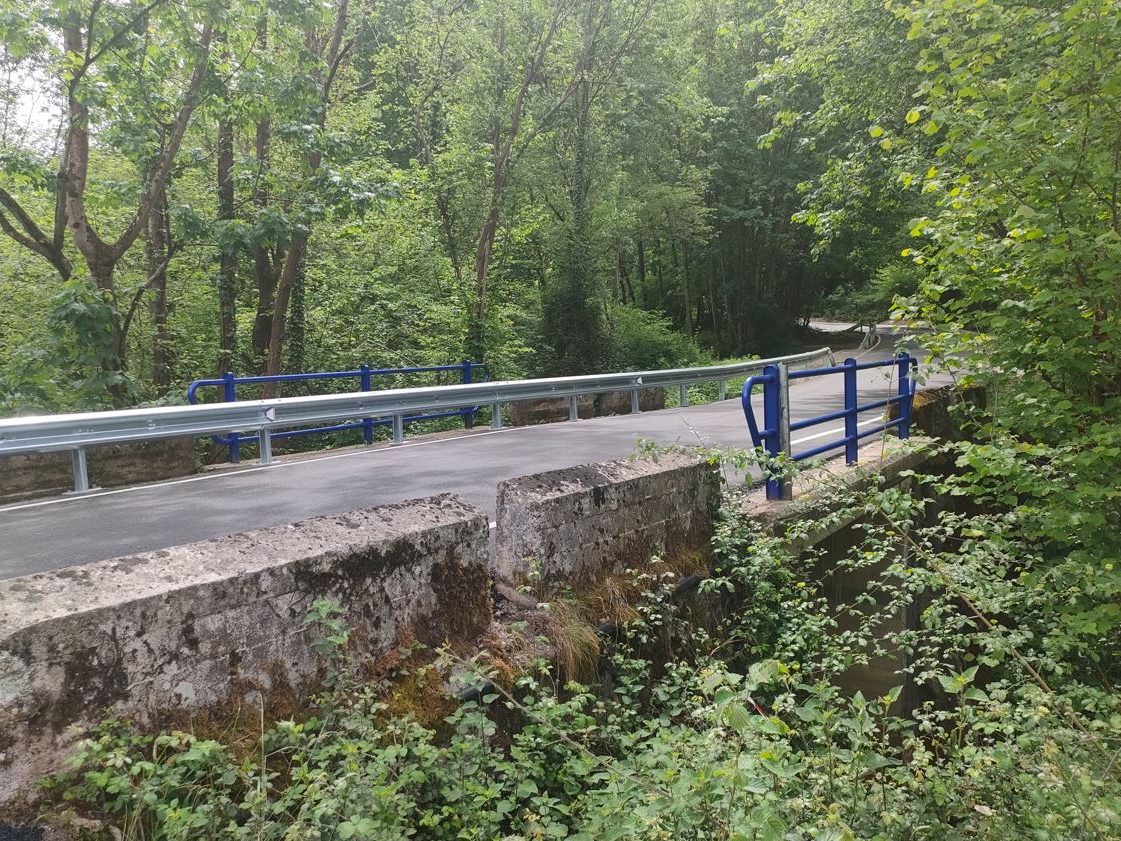 Arreglos en carretera de Morcín