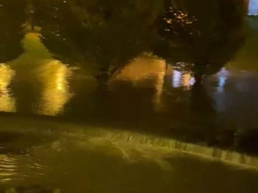 Fotografía de una inundación